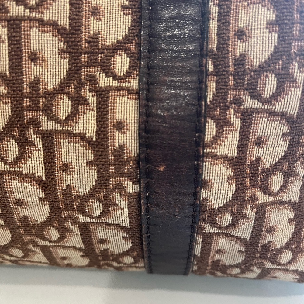 CHRISTIAN DIOR MONOGRAM BROWN VINTAGE TROTTER - Picture 2 of 16